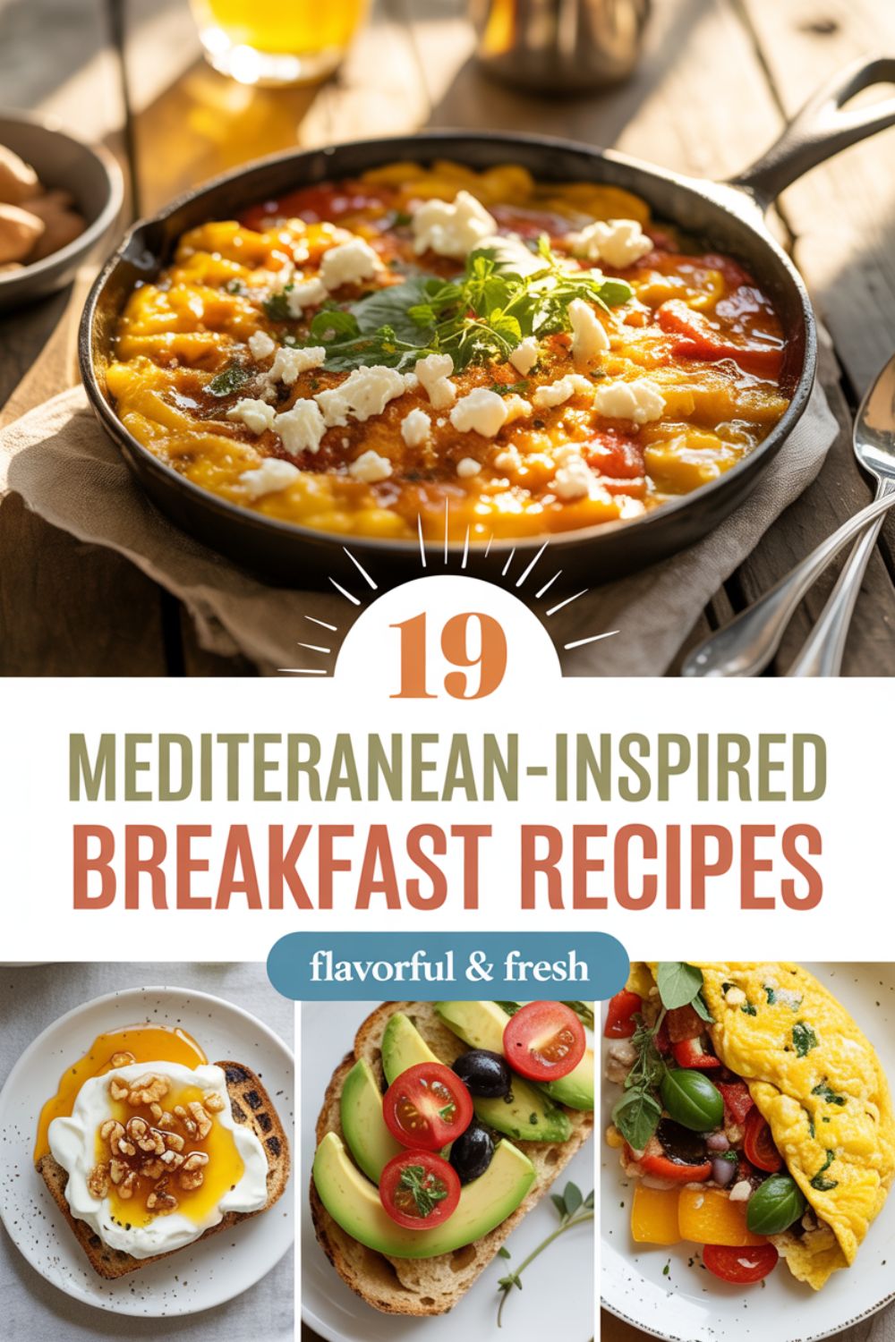 19 Mediterranean Inspired Breakfast Recipes