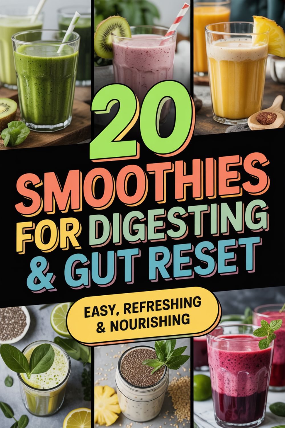 20 Smoothies for Digestion and Gut Reset