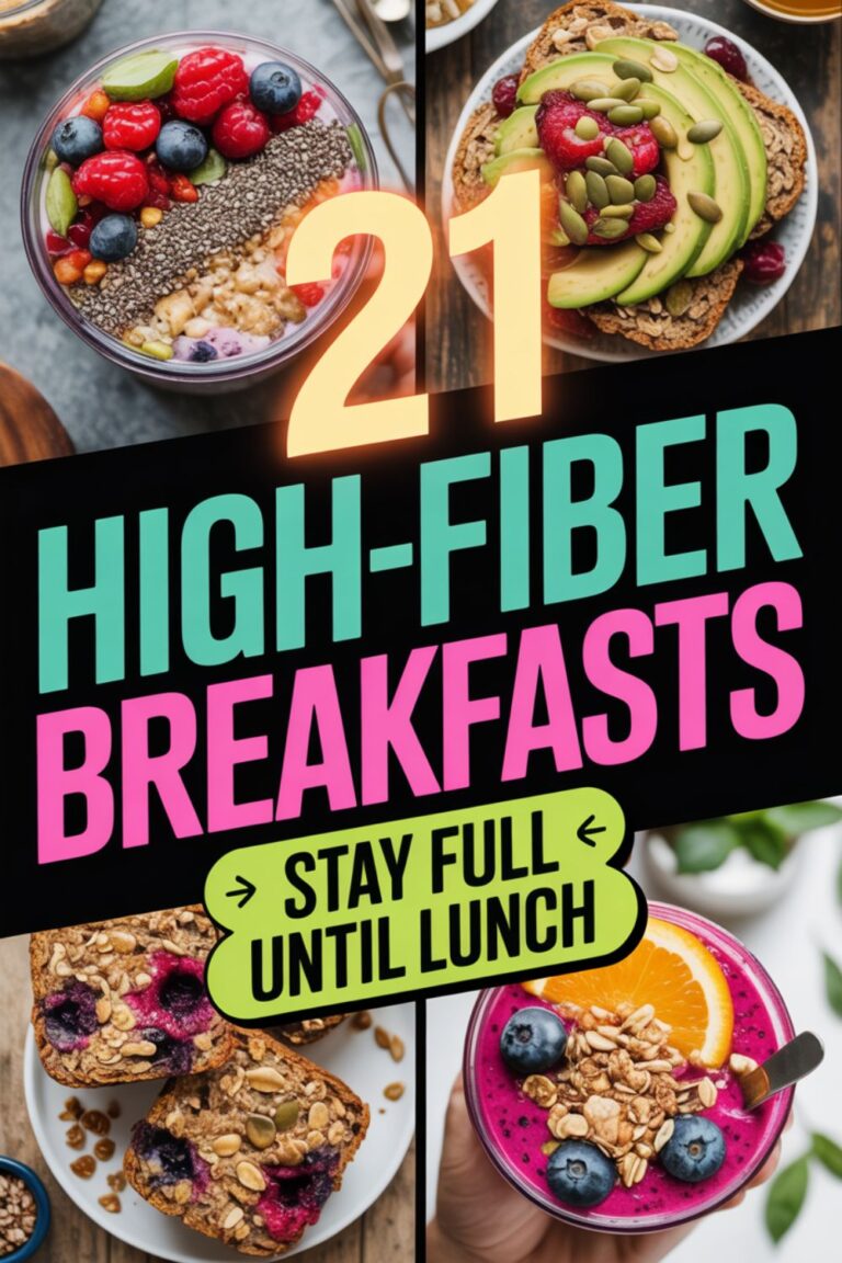 21 High-Fiber Breakfasts to Stay Full Until Lunch