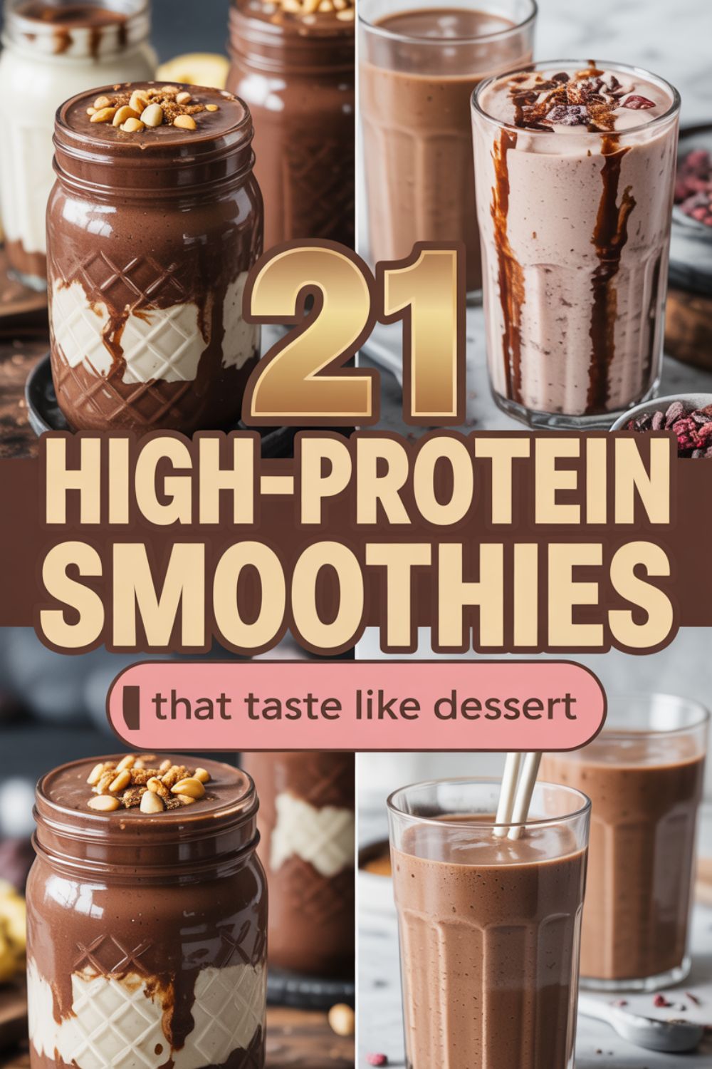 21 High Protein Smoothies That Taste Like Dessert