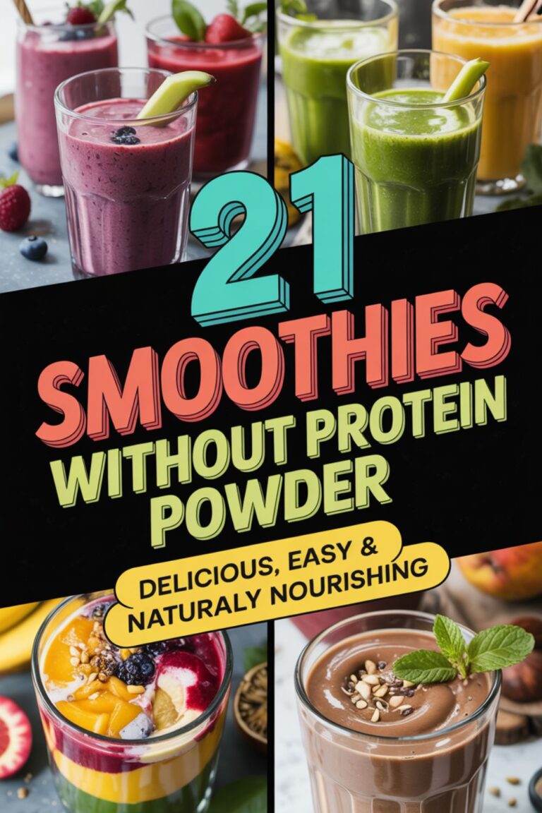 21 Smoothies Without Protein Powder