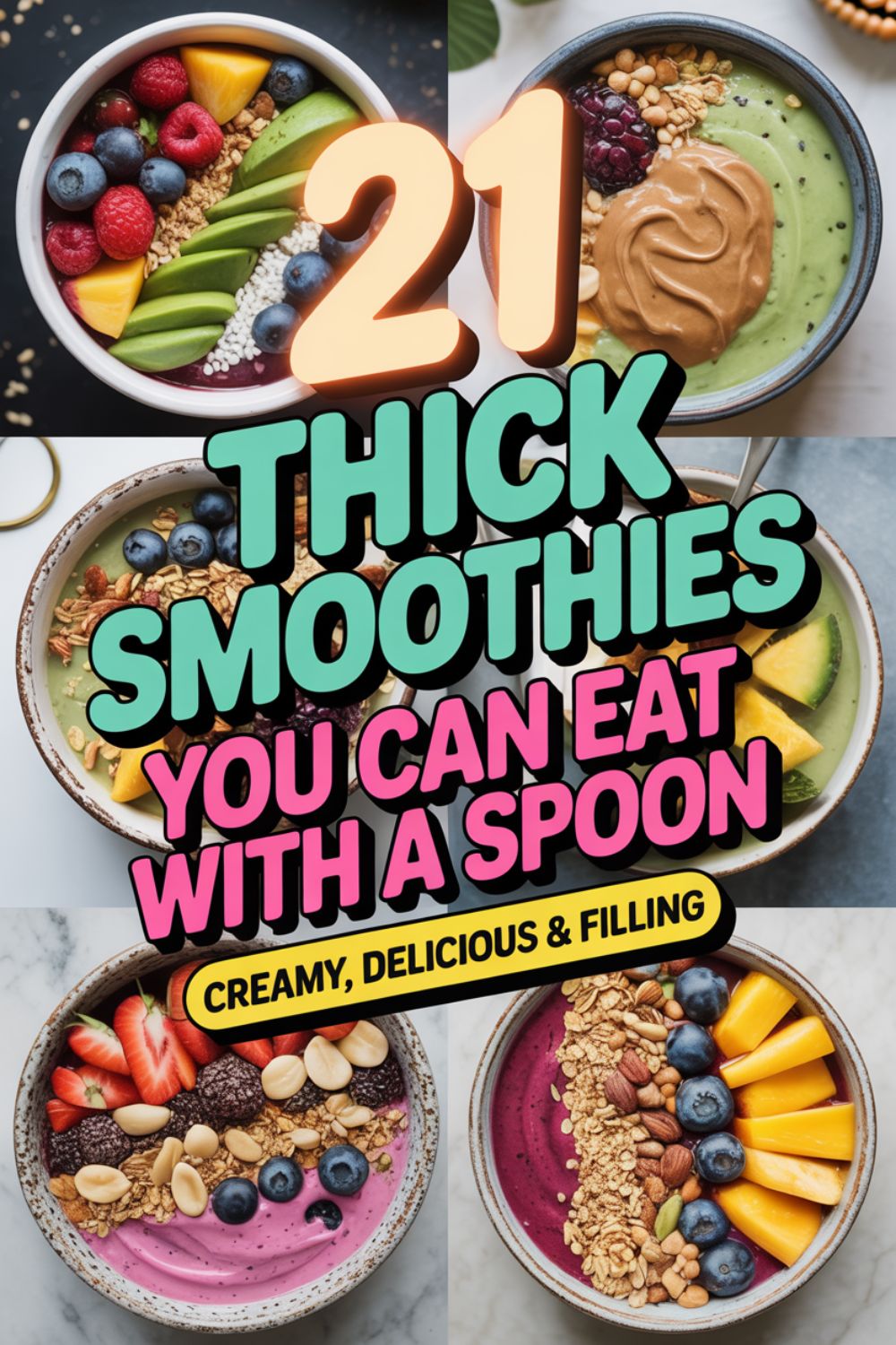 21 Thick Smoothies You Can Eat with a Spoon