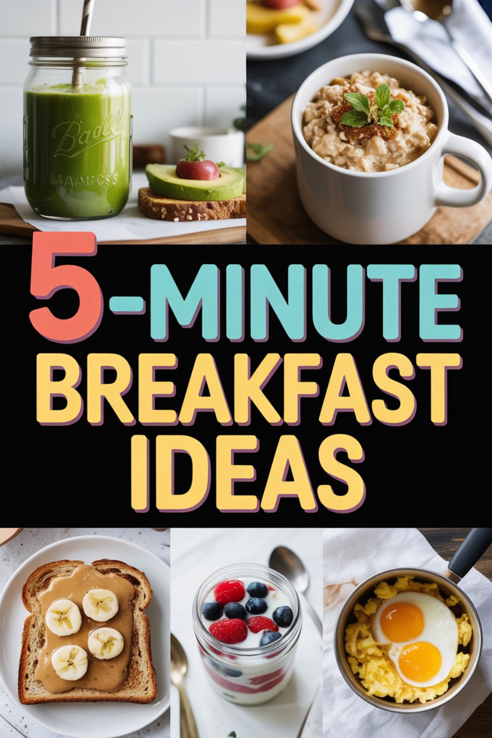23 5 Minute Breakfast Ideas