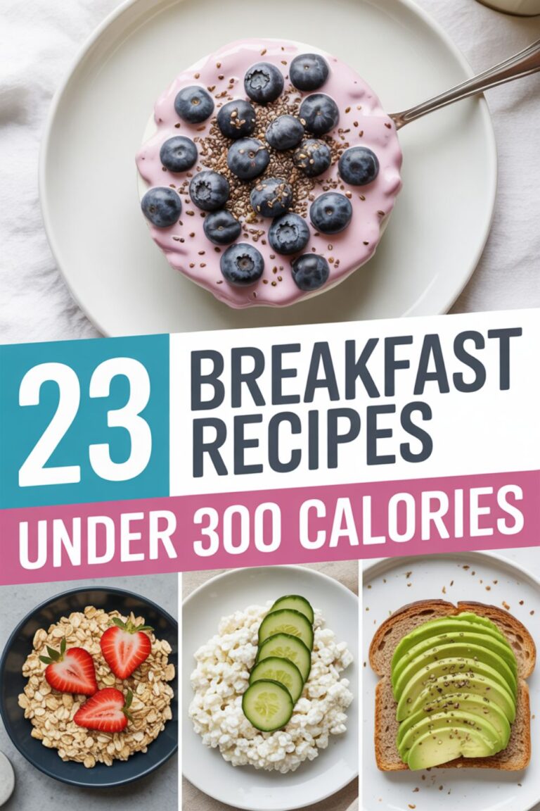 23 Breakfast Recipes Under 300 Calories That Actually Fill You Up