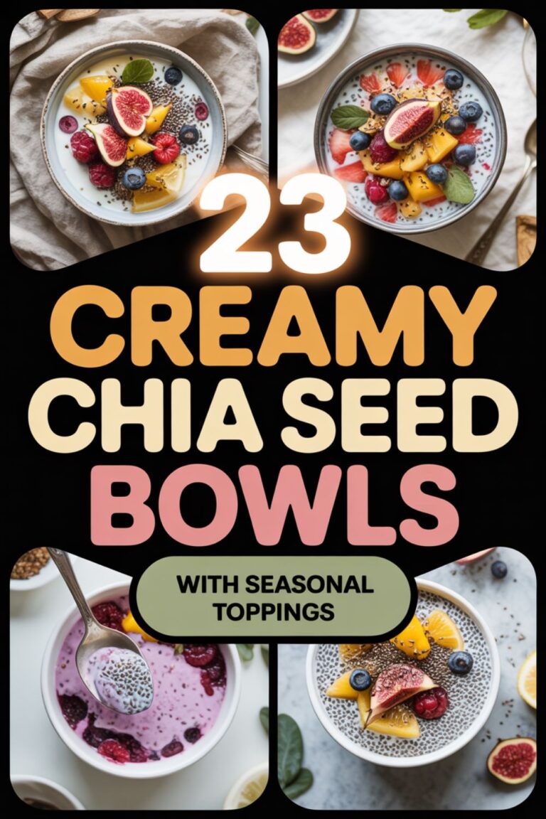 23 Creamy Chia Seed Bowls With Seasonal Toppings