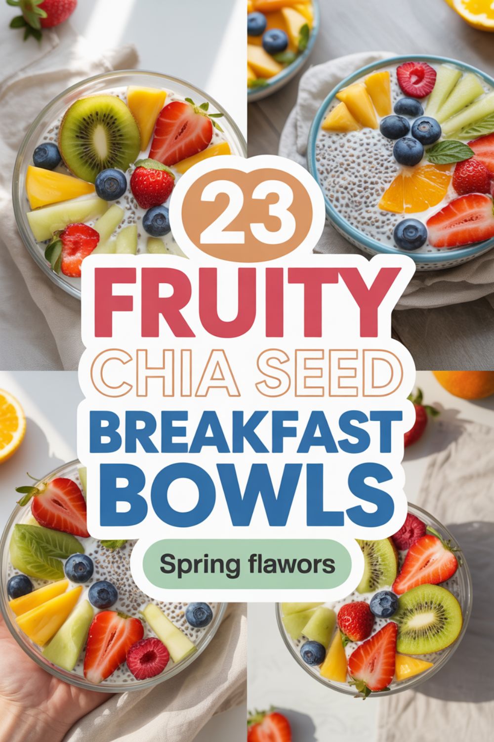 23 Fruity Chia Seed Bowls That Celebrate Spring Flavors