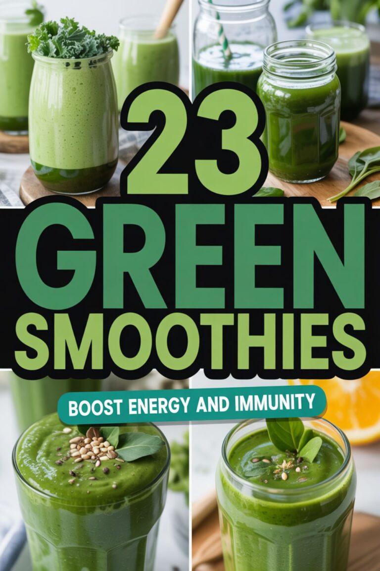23 Green Smoothies That Boost Energy and Immunity