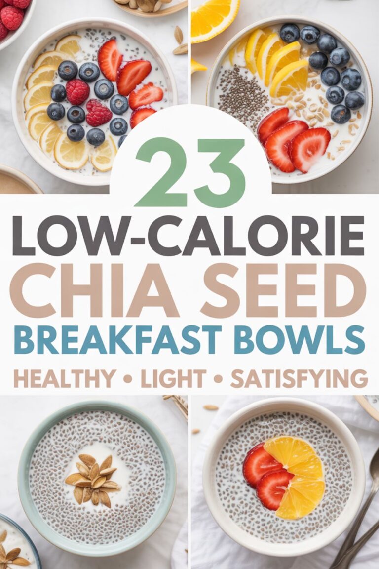 23 Low-Calorie Chia Seed Bowls for Healthy Mornings