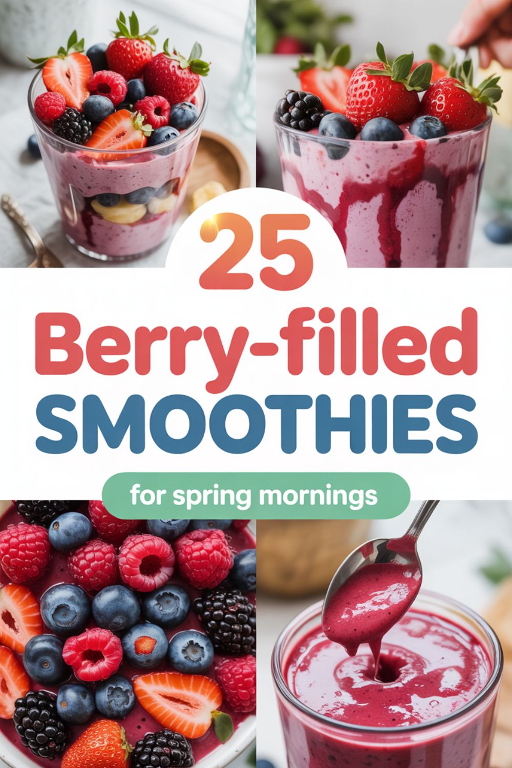 25 Berry Filled Smoothies for Spring Mornings