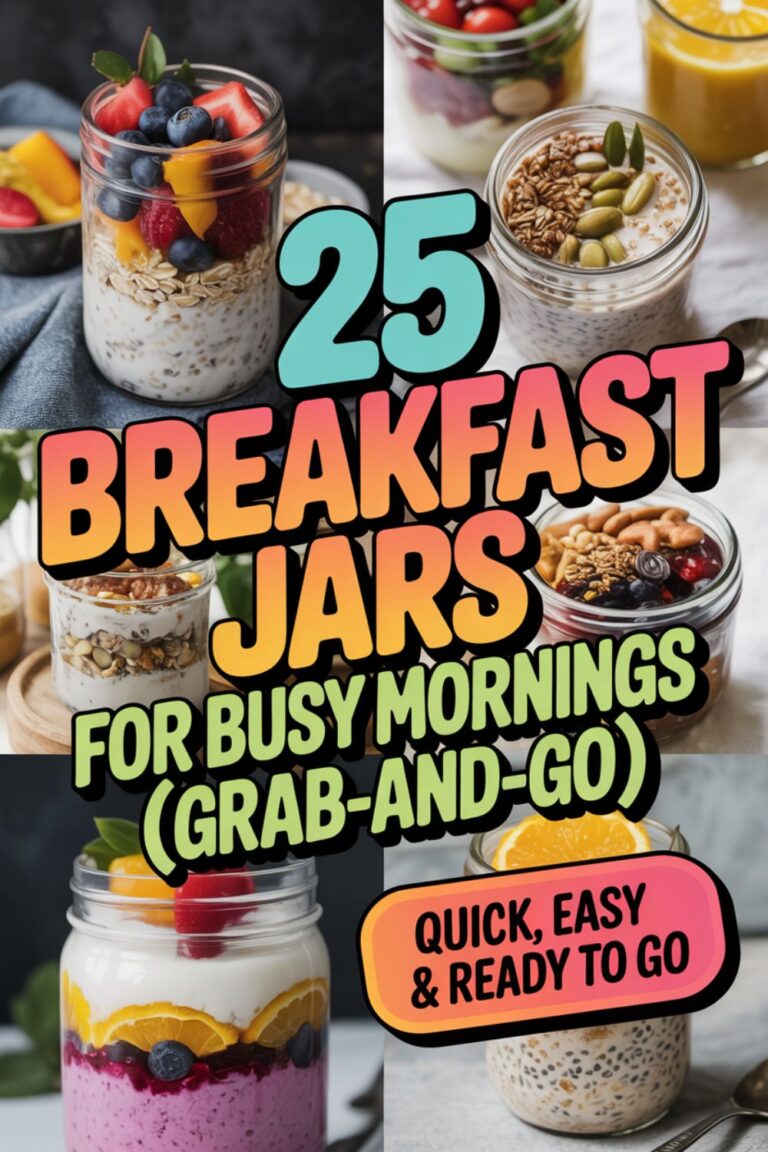 25 Breakfast Jars for Busy Mornings (Grab-and-Go)