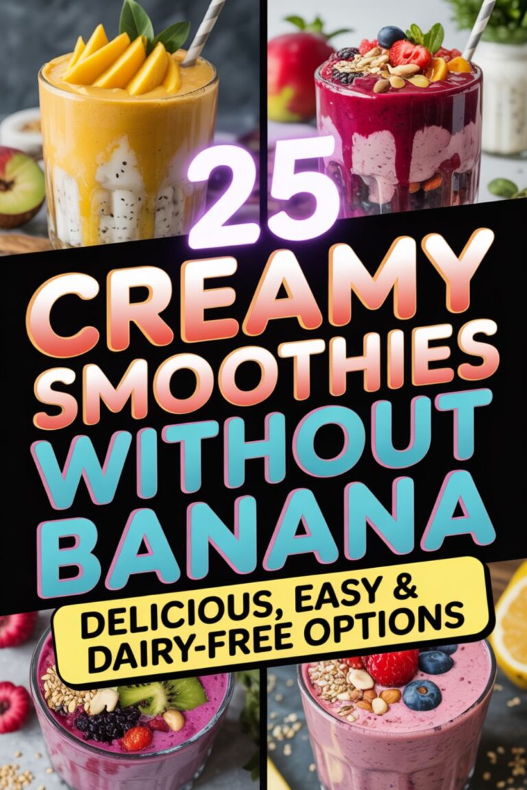 25 Creamy Smoothies Without Banana