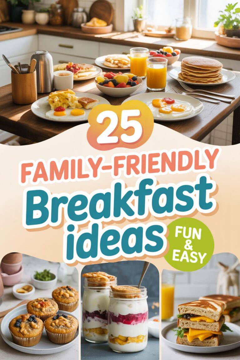 25 Family-Friendly Breakfast Ideas That Everyone Will Actually Eat
