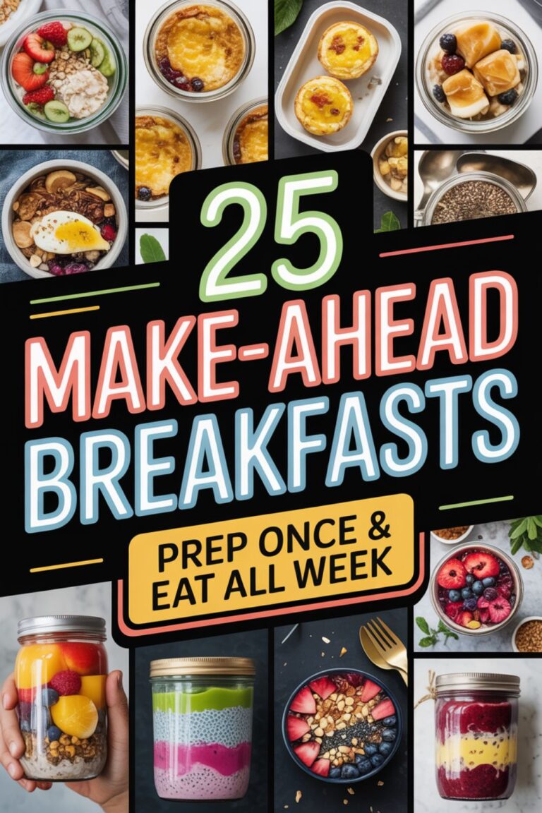 25 Make-Ahead Breakfasts for the Week