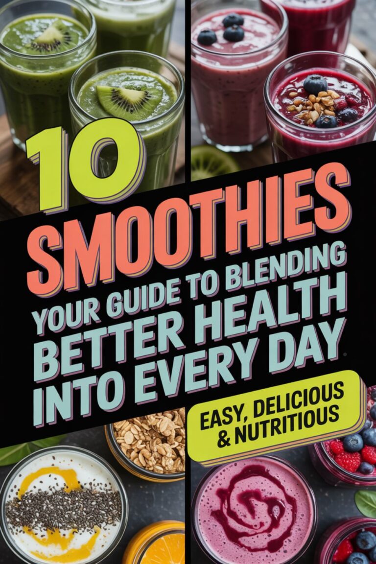 SMOOTHIES (10): Your Guide to Blending Better Health Into Every Day