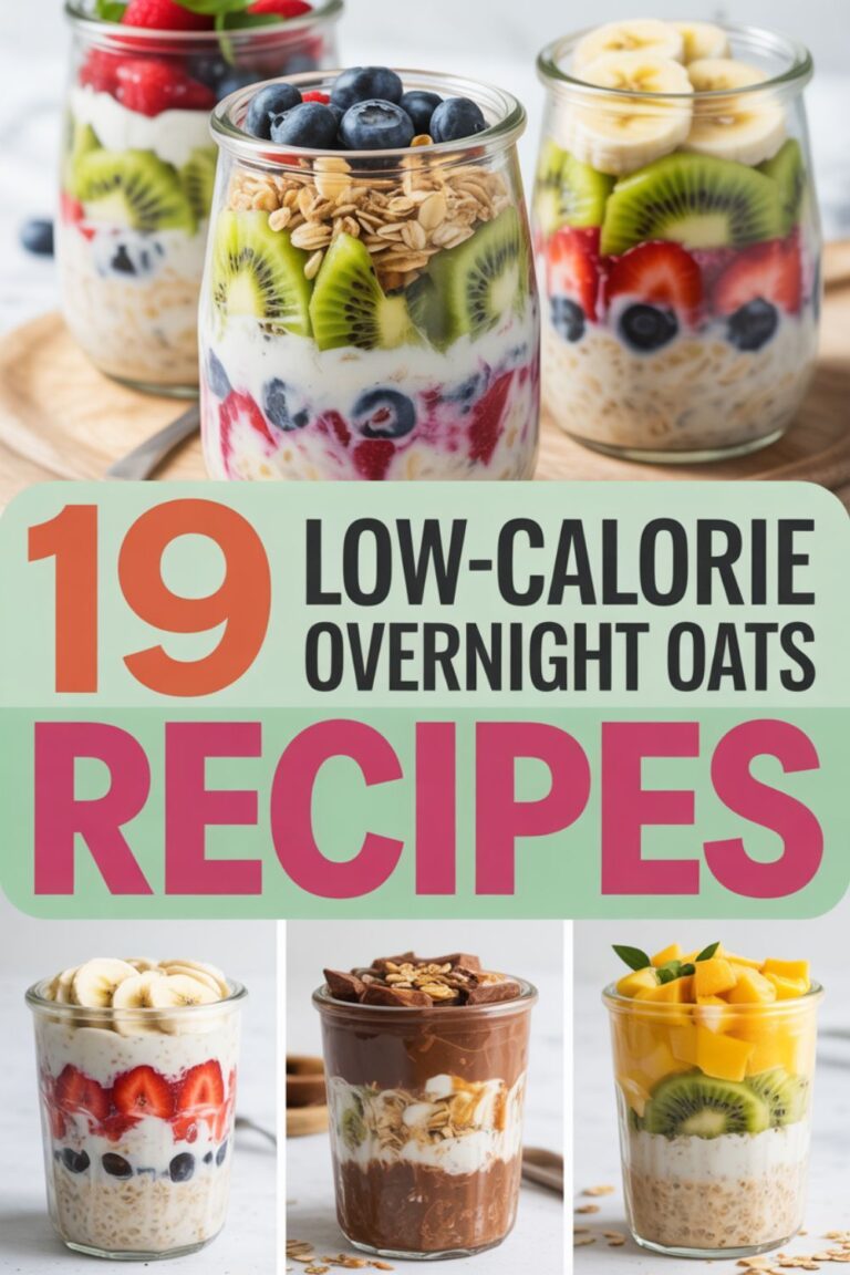 19 Low-Calorie Overnight Oats Recipes