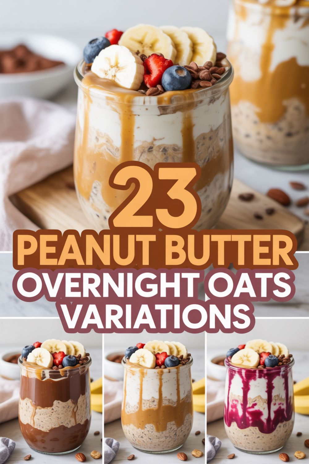 23 Peanut Butter Overnight Oats Variations