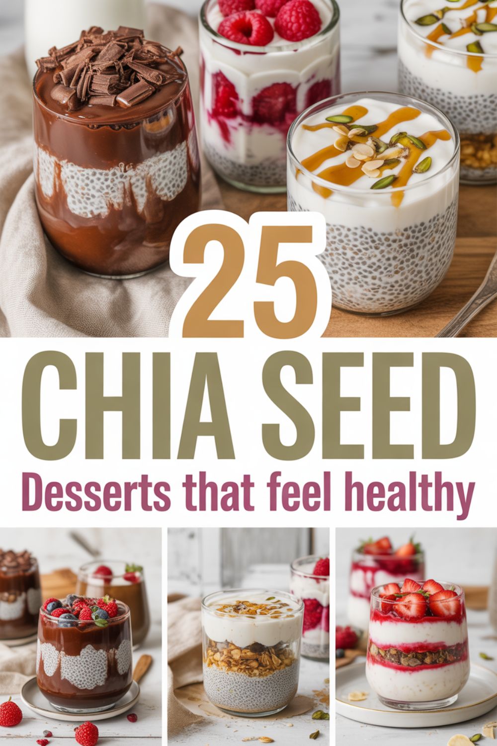 25 Chia Seed Desserts That Feel Healthy