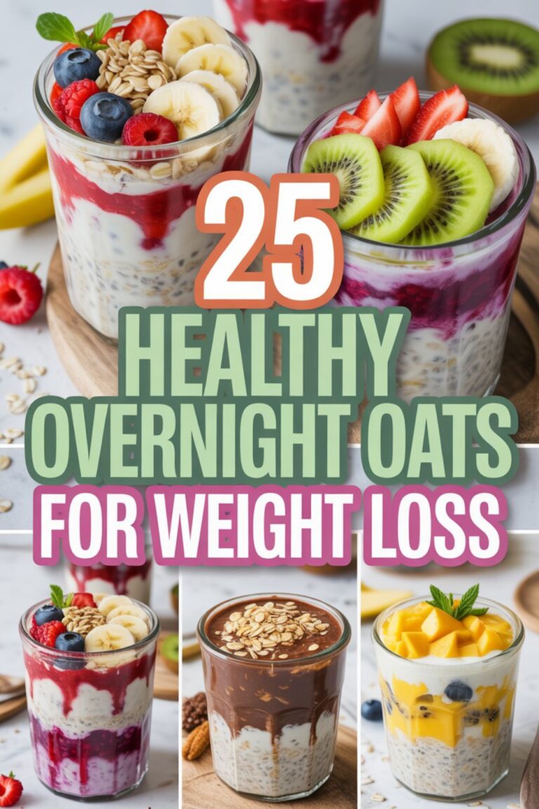 25 Healthy Overnight Oats for Weight Loss