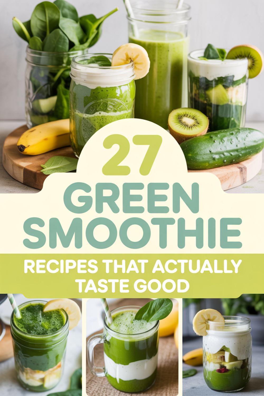 27 Green Smoothie Recipes That Actually Taste Good